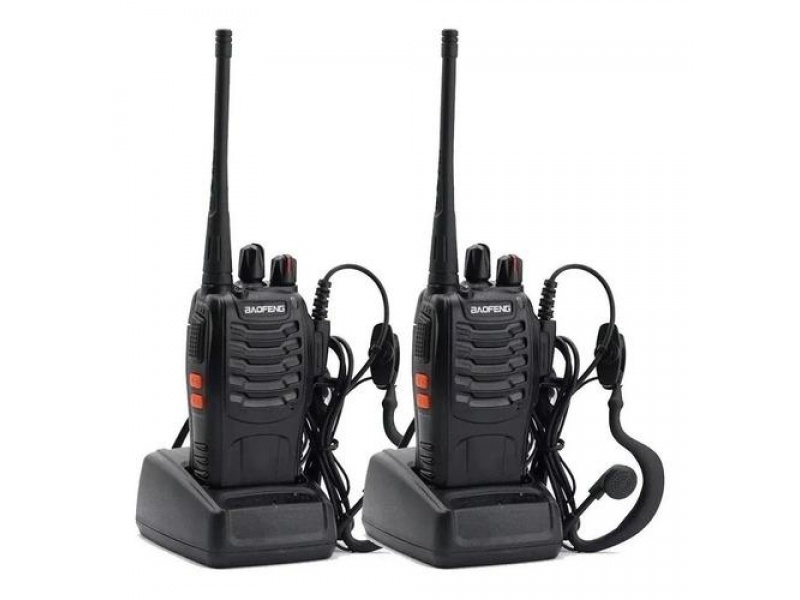 2 Handies Walkie Talkie Baofeng Bf888s